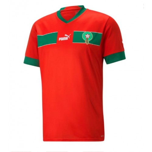 Pánský Fotbalový dres Maroko MS 2022 Domácí Krátký Rukáv